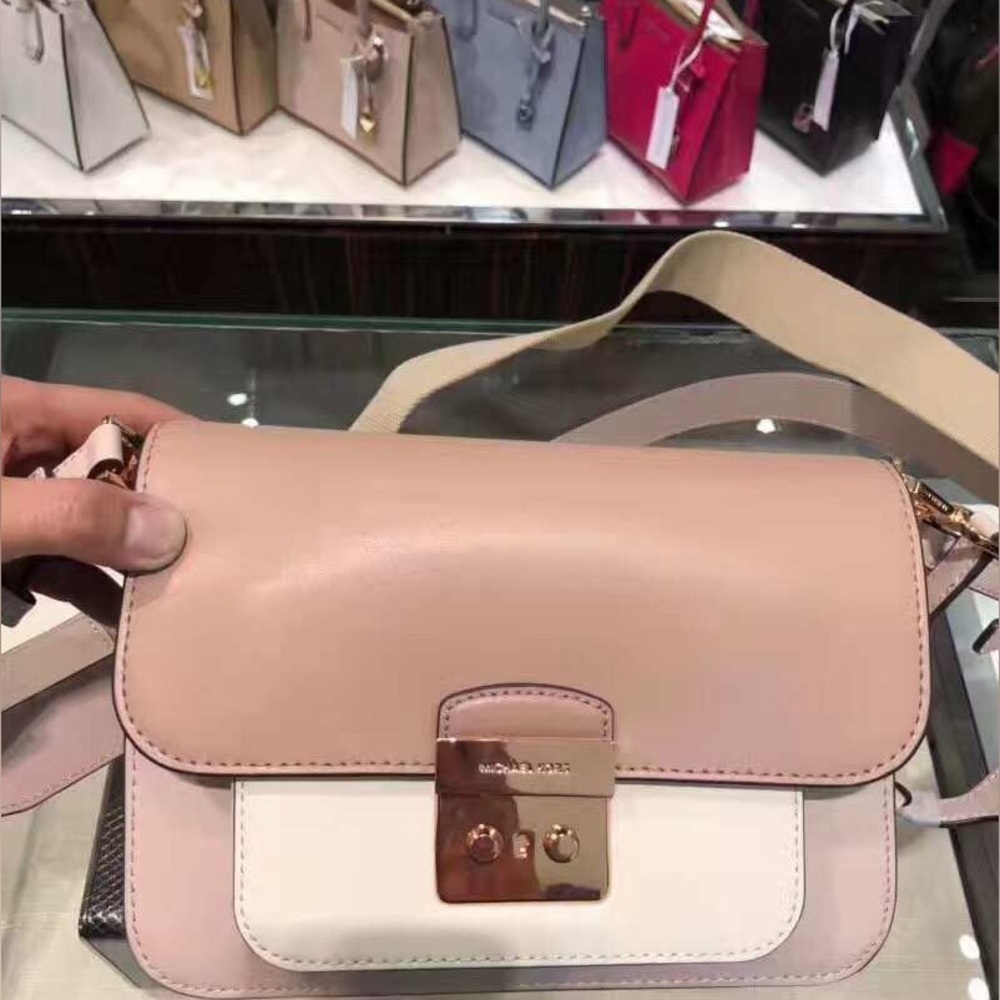 Michael Kors Blush and Cream Crossbody Bag Brand New with Gift Receipt